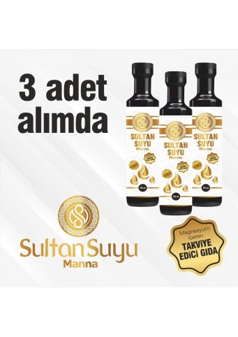 Sultan Suyu Manna Özel Formül 3'lü Alım