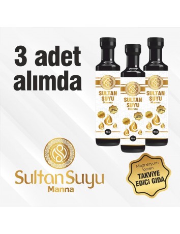 Sultan Suyu Manna Özel Formül 3'lü Alım