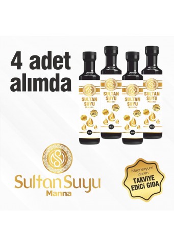 Sultan Suyu Manna Özel Formül 4'lü Alım
