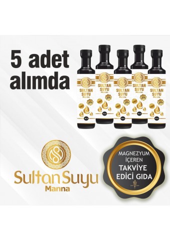 Sultan Suyu Manna Özel Formül 5'li Alım